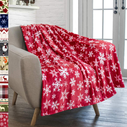 Christmas throw blankets