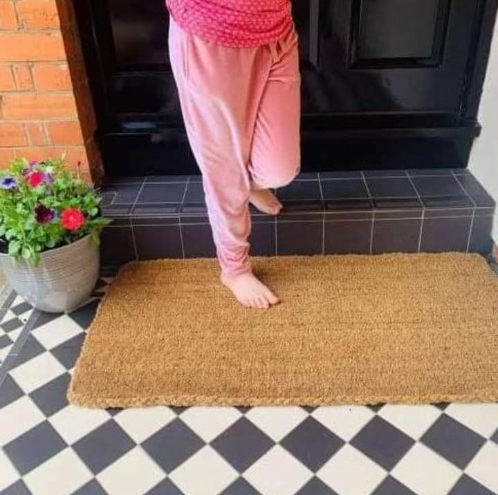 Coconut reeds door mats