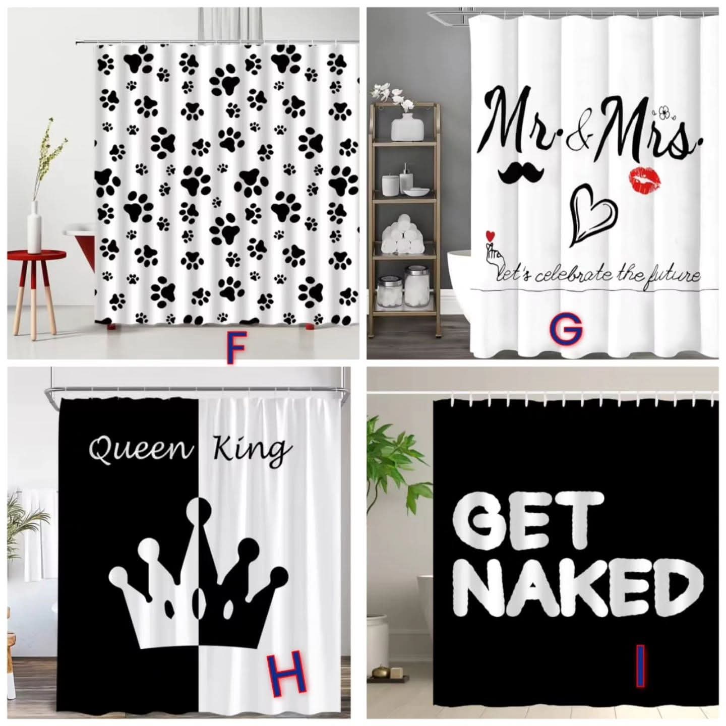Waterproof shower curtain