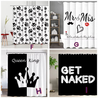 Waterproof shower curtain
