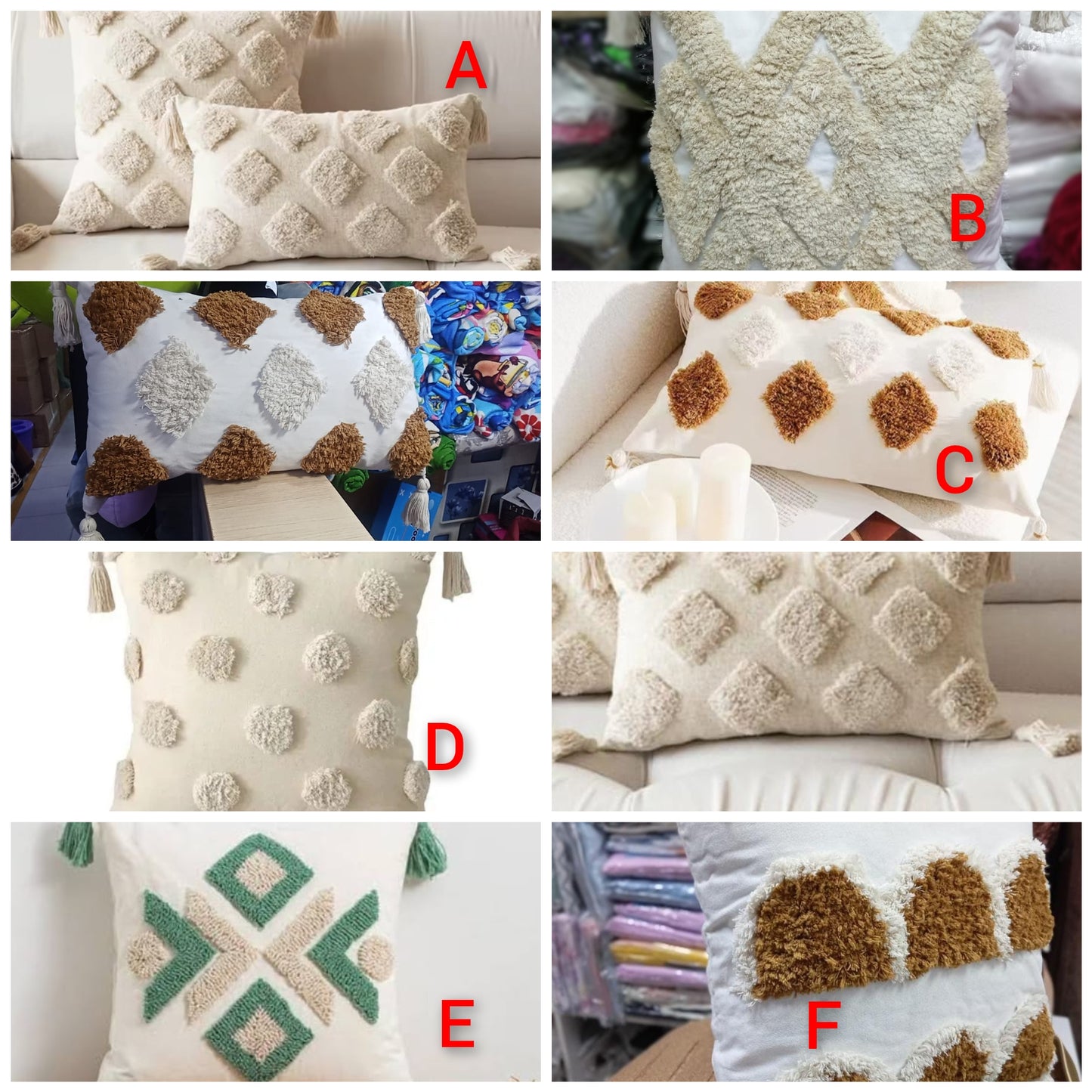 Boho throw cases