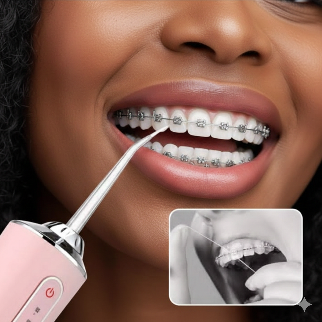 Portable Rechargeable Oral Irrigator Water Flosser
