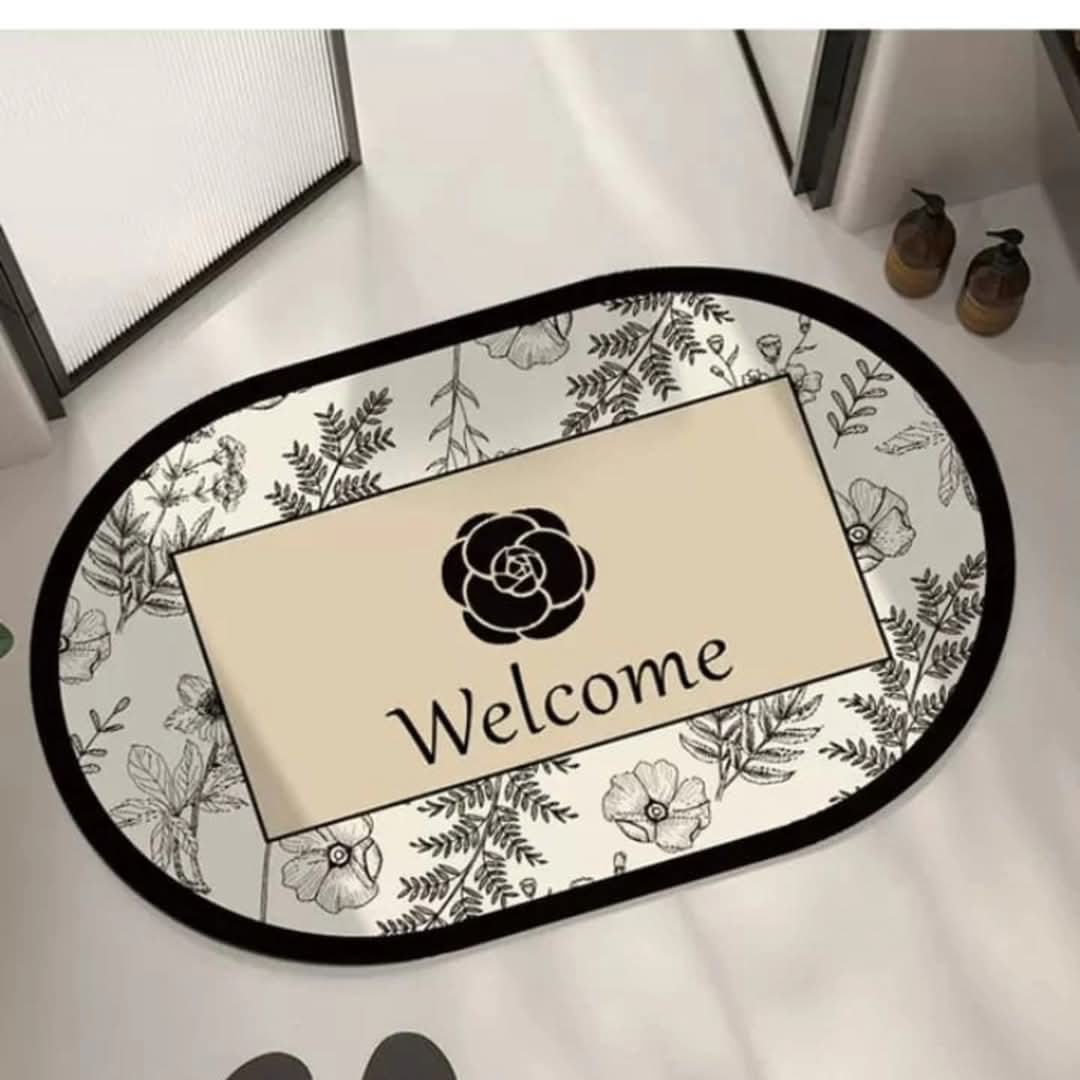 Antislip bathroom mat