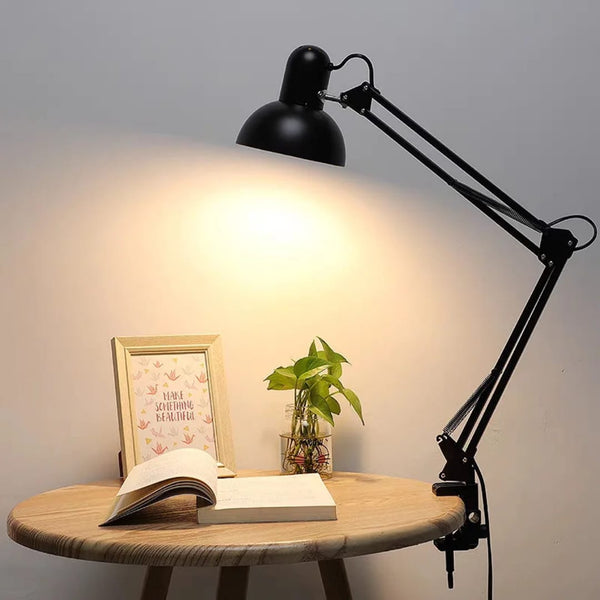 Folding Clamp Mounted Desk Lamp