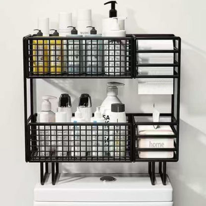 Double Layer Over the Toilet Storage Rack