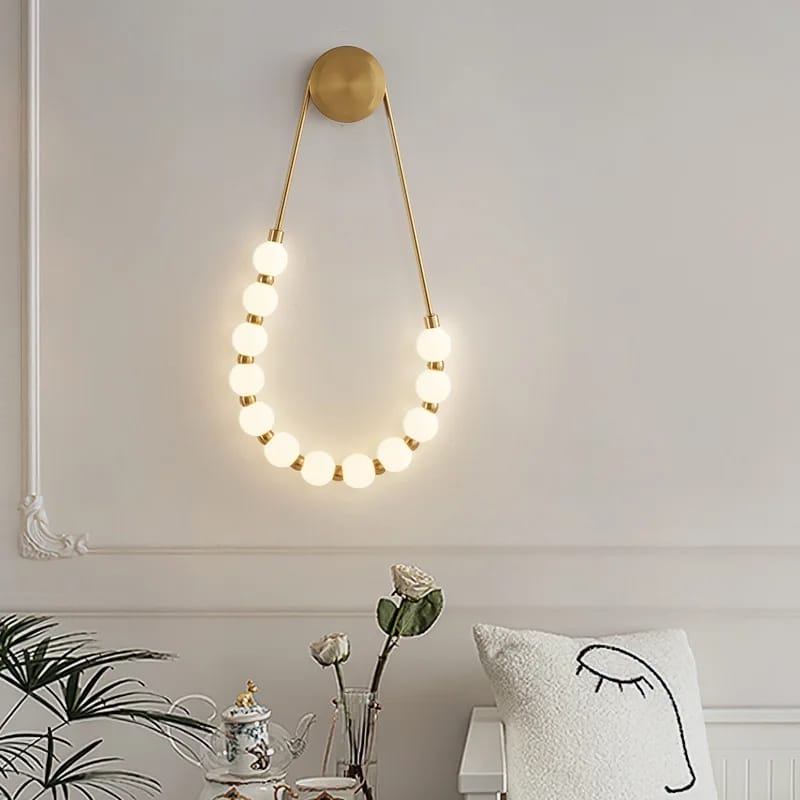 Creative Wall Lamp, Necklace Lamp,Background
Decoration Lamp, Bedroom Bedhead