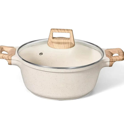 Non-stick kitchen cookware stone pot set