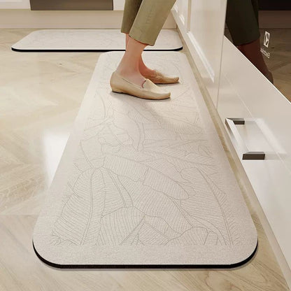 2Pc Rubber Kitchen Mats