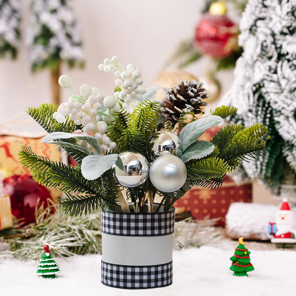 Pine christmas flower decor