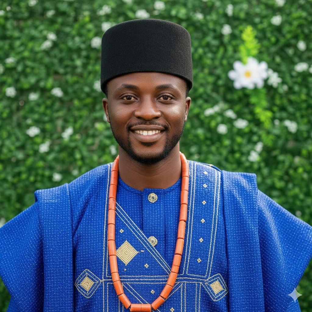 Traditional black oga hat Gha