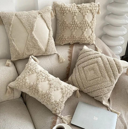 4Pc Set Throw Cases Cushion Covers