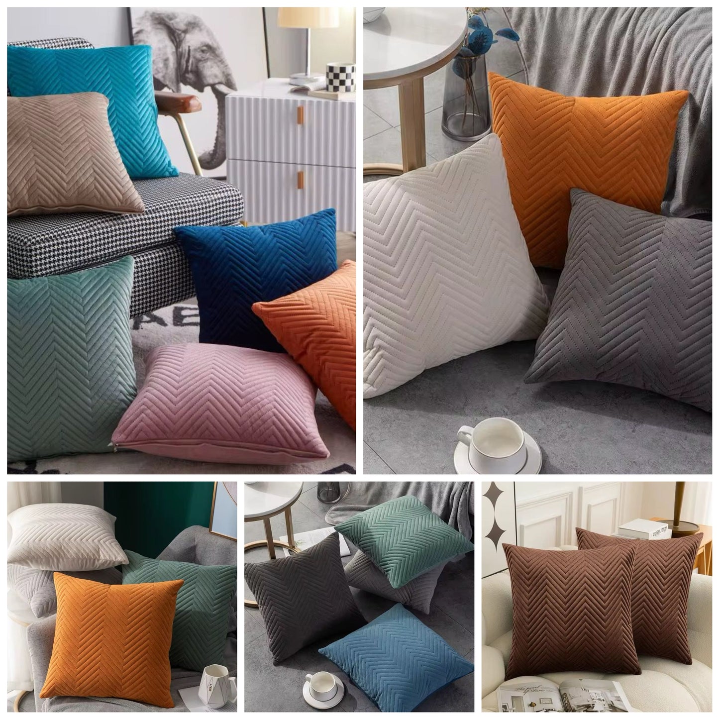 Velvet pillowcases