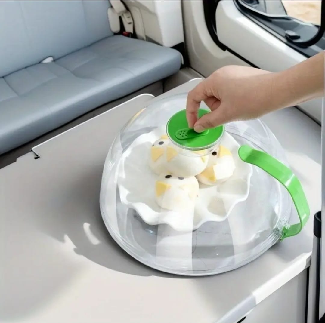 Acrylic microwave food cover