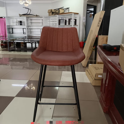 Brown bar stool