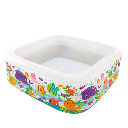 Kids square ocean inflatable pool