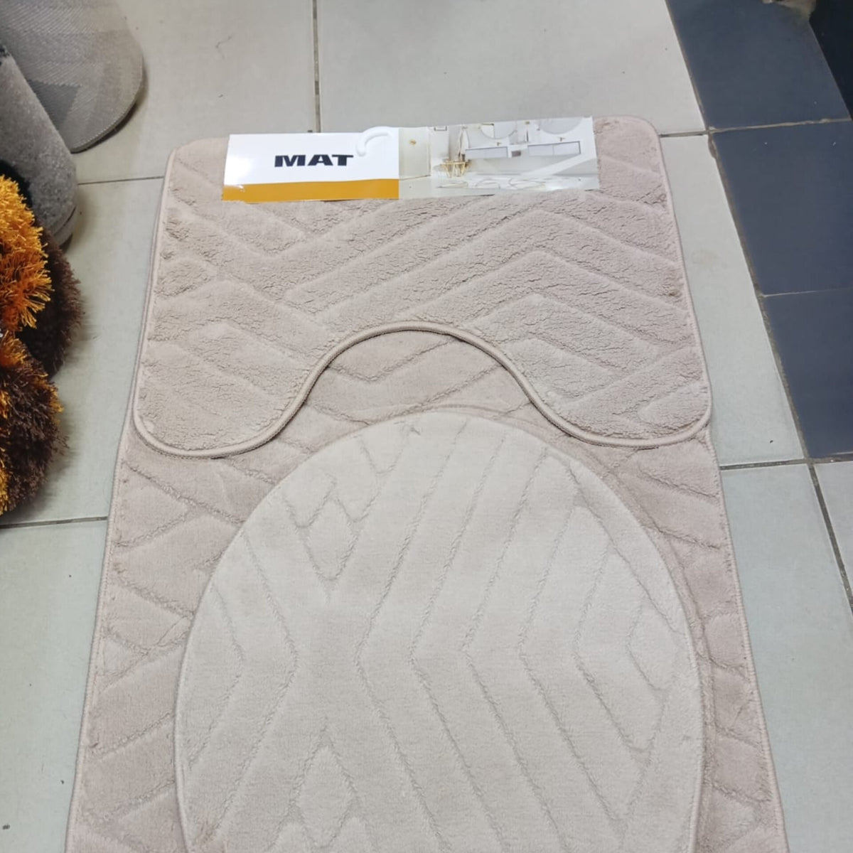 3Pcs  Toilet Mat Set