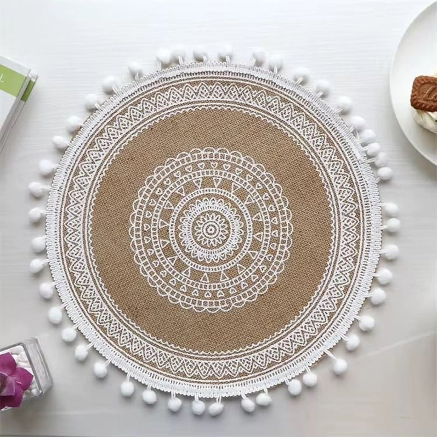 6 Piece Boho  Table Mats Set