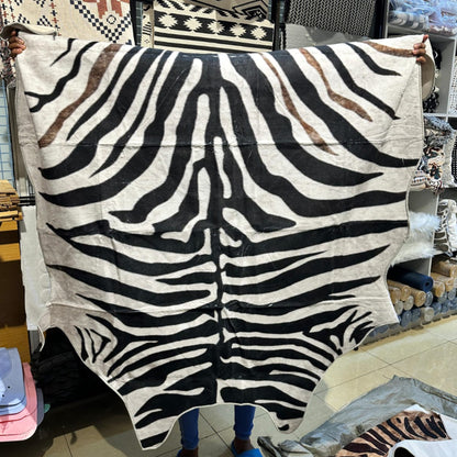 Cowhide Printed Area Rug 140x160cm