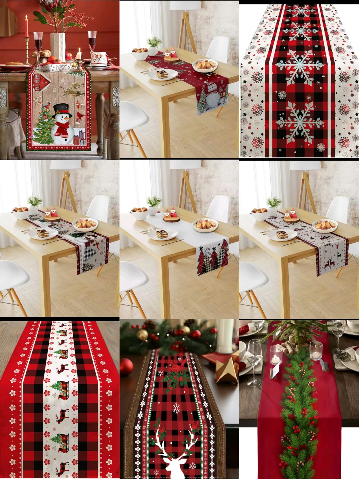 33*230cm Christmas Themed Table Runners