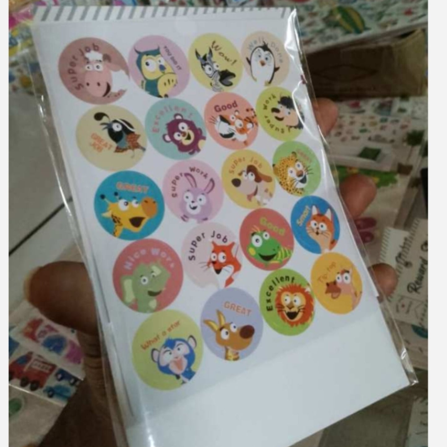 200 Kindergarten reward stickers