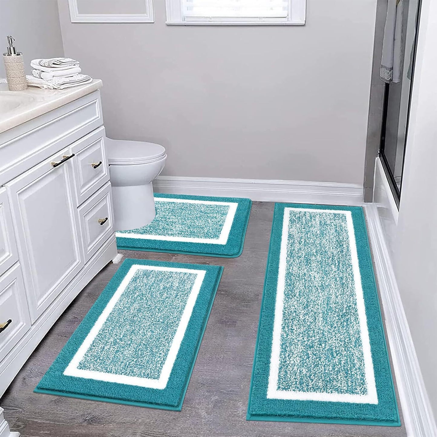 3 in1 absorbent Cloakroom /Bathroom Mat