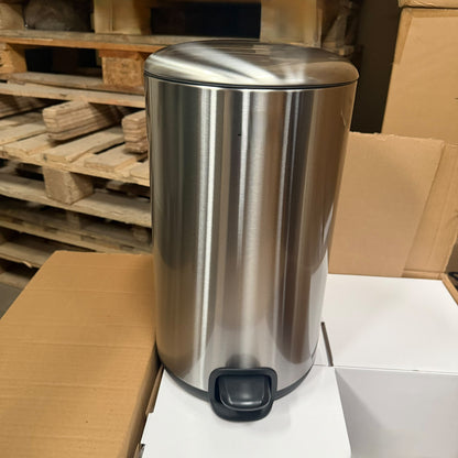20L SS Soft Close Stainless Steel Pedal Bin