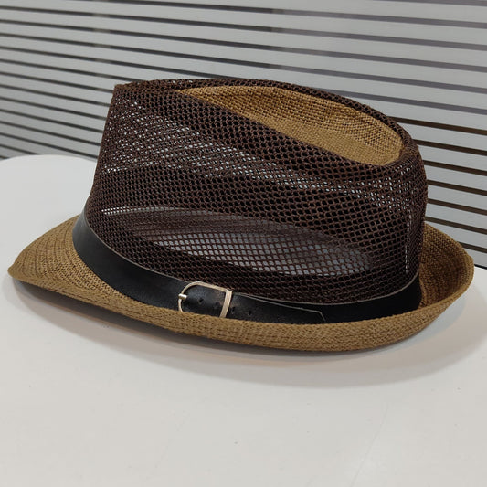 Mens Mesh Fedora Hat Summer Hat