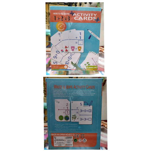 Write and wipe activity cards