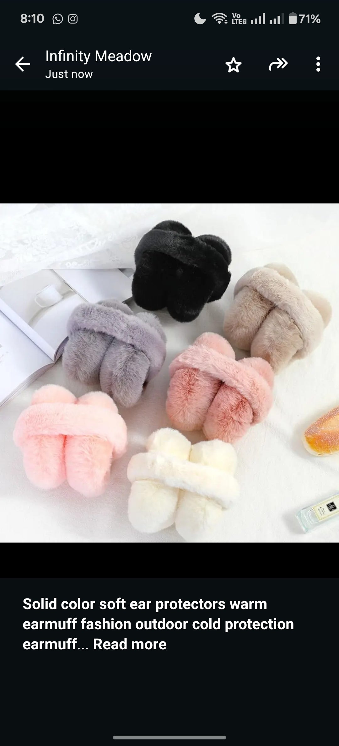 Winter warm earmuffs