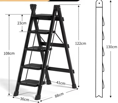 3 4 5 Foldable step ladder