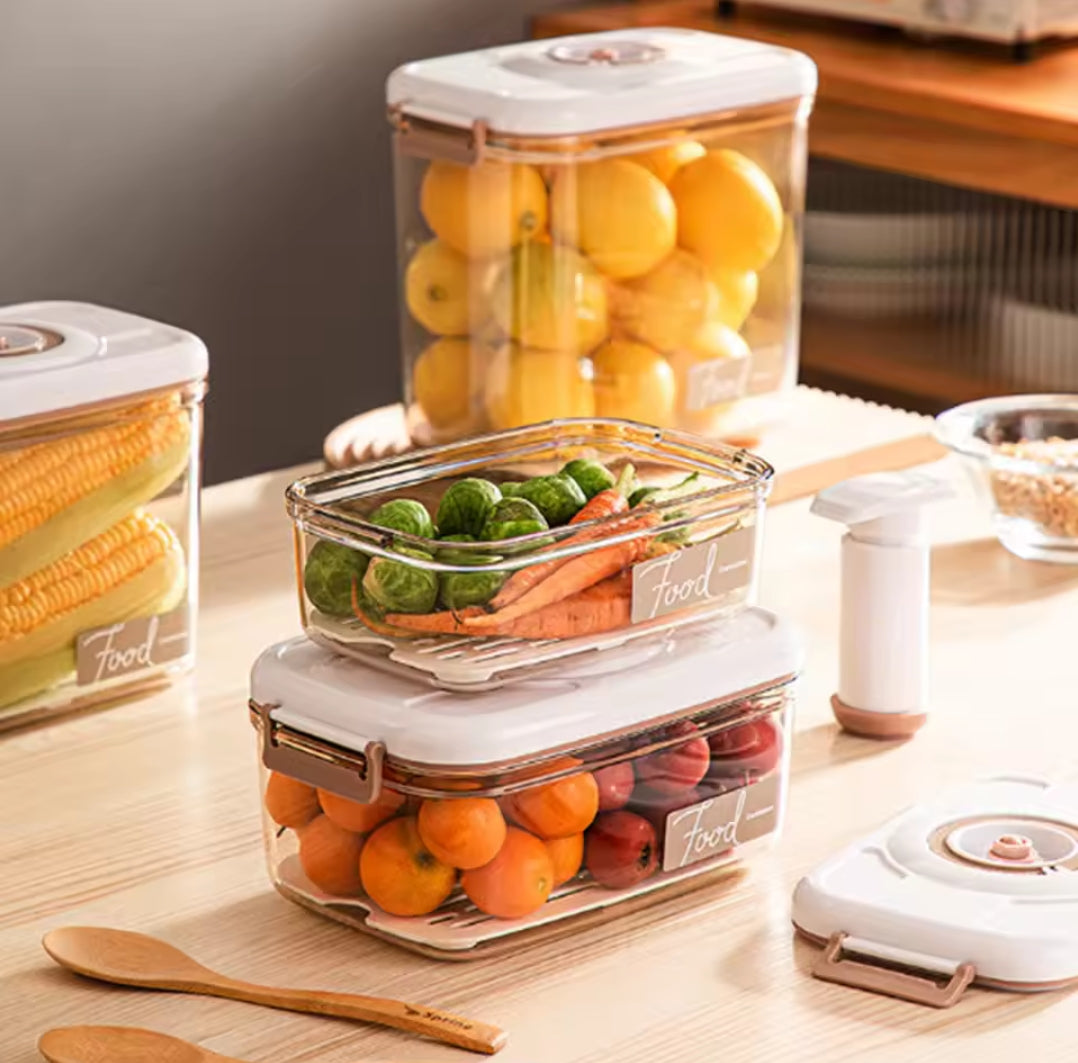 2pcs Food Vacuum Storage Containers