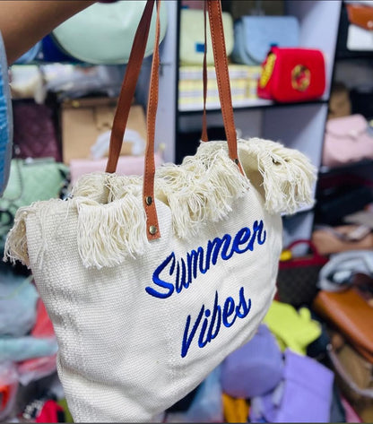 Summer vibes tote bag