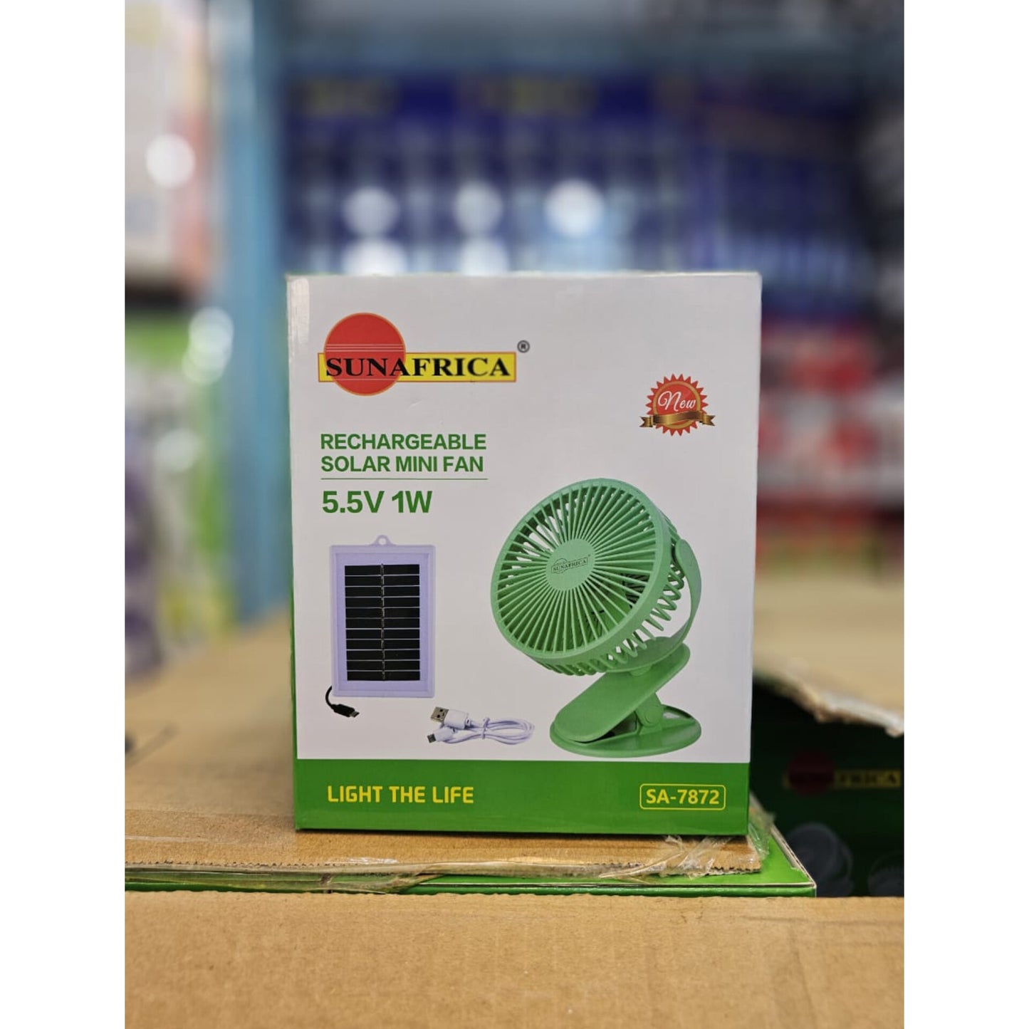 Rechargeable Solar Mini Fan