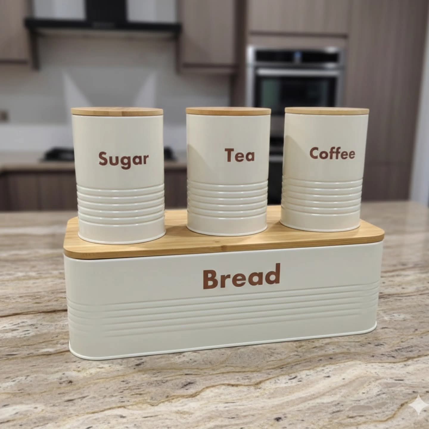 Bread box cannister set