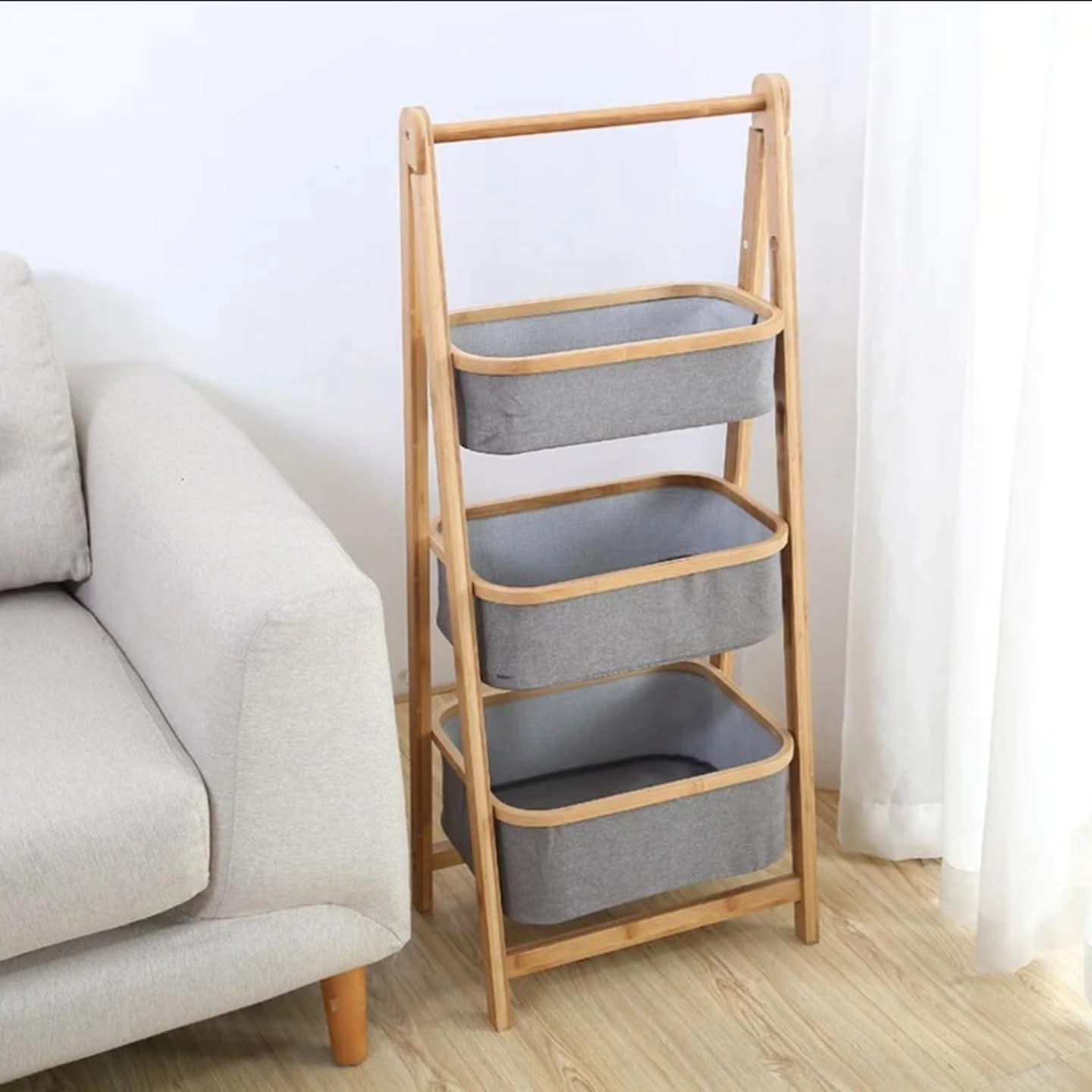 Foldable Bamboo Laundry Basket