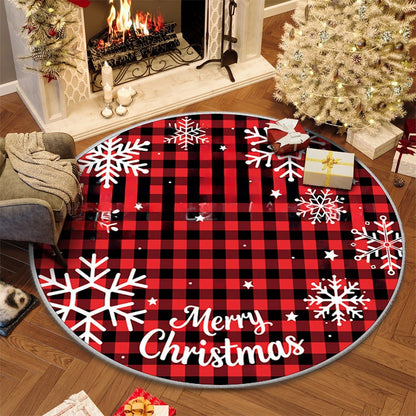 100cm Christmas Circular Anti Slip Carpet