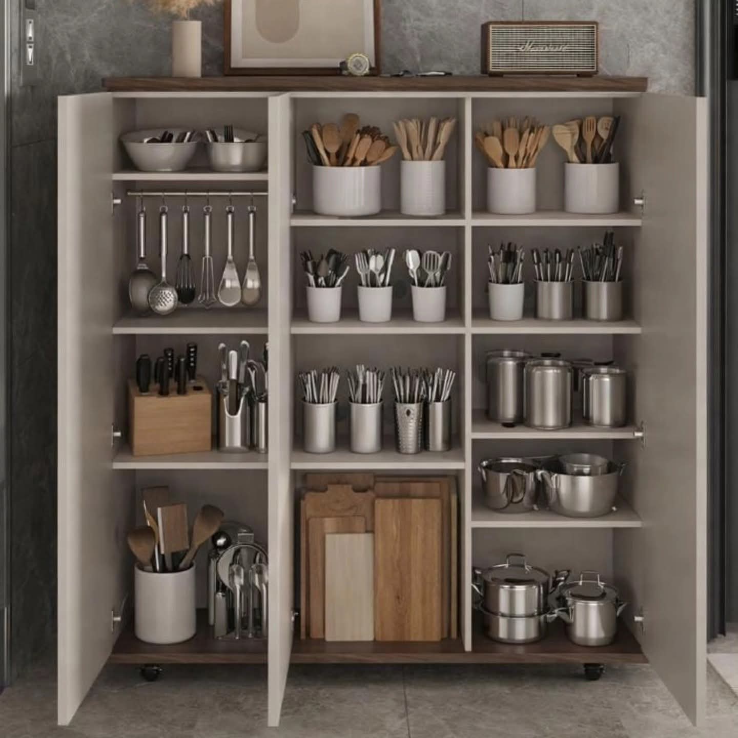 Multipurpose Two Door Storage Cabinet