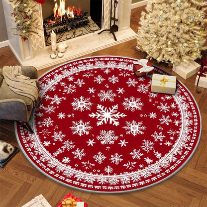 100cm Christmas Circular Anti Slip Carpet