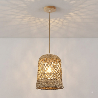 Natural Woven Seagrass Pendant Lamp PL WD25-23