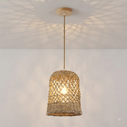 Natural Woven Seagrass Pendant Lamp PL WD25-23