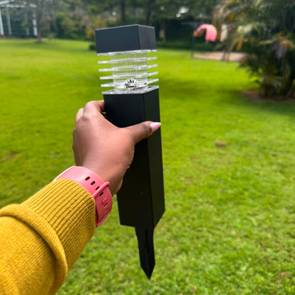 Square Pillar Solar Pathway Lights
