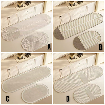 Leather kitchen anti-slip mats