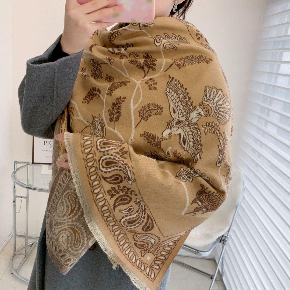 Floral print scarf for women