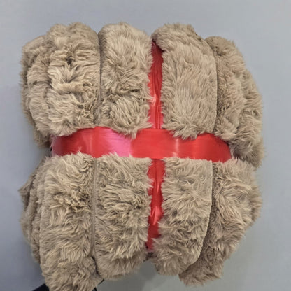 Soft Bubble Winter Throw Blanket Plain