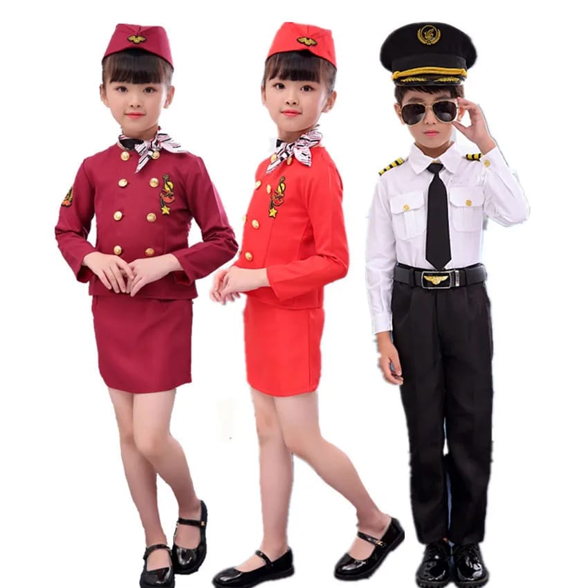 Childrens flight attendant costume