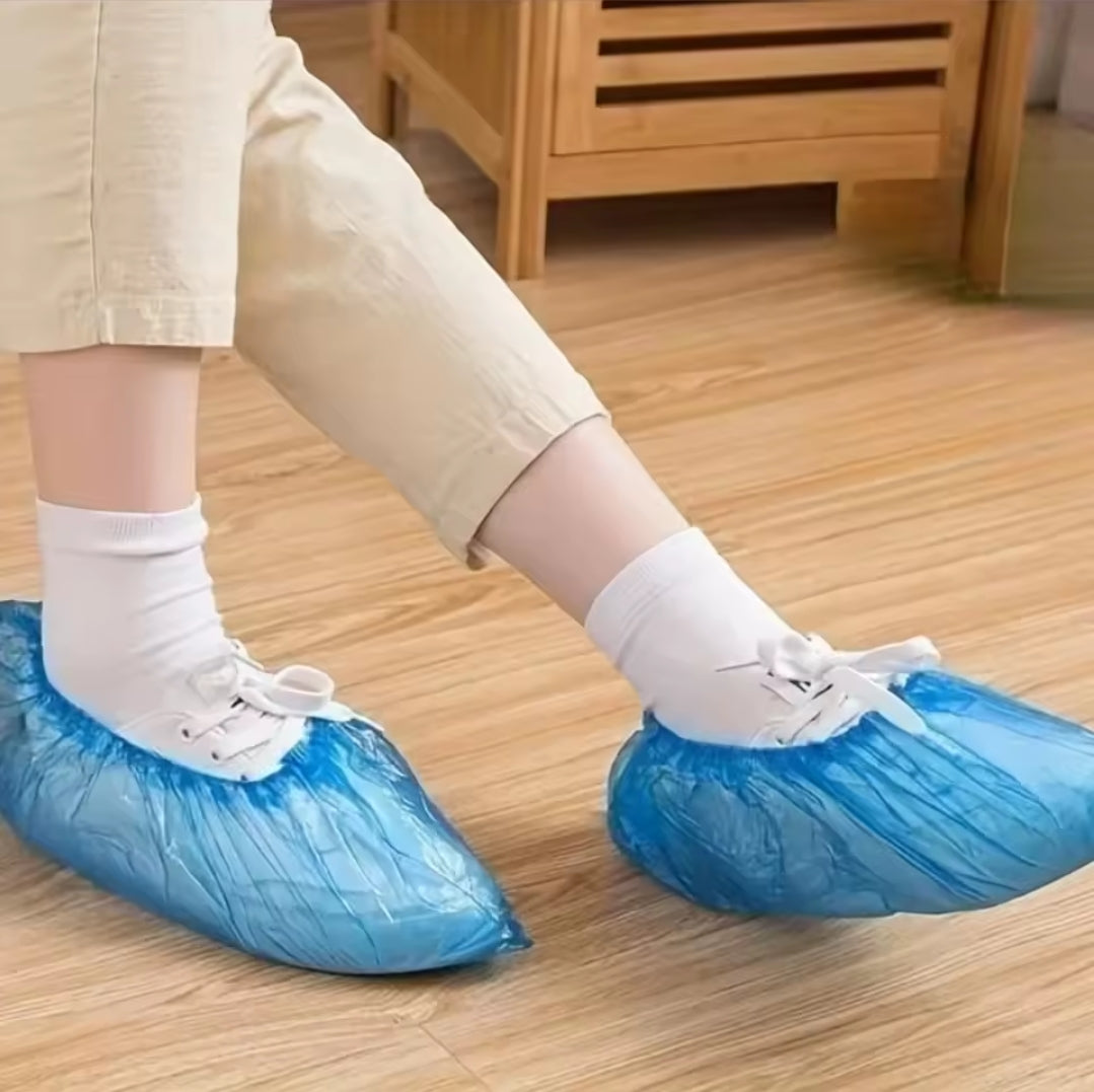 Plastic disposable mud shoes 