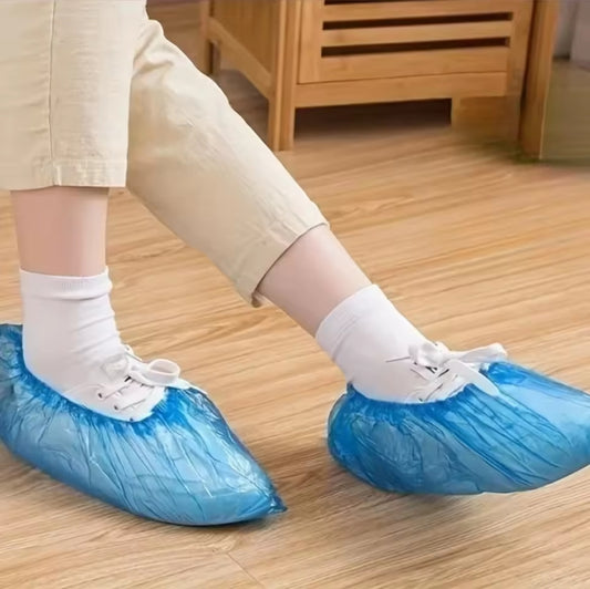 Plastic disposable mud shoes 