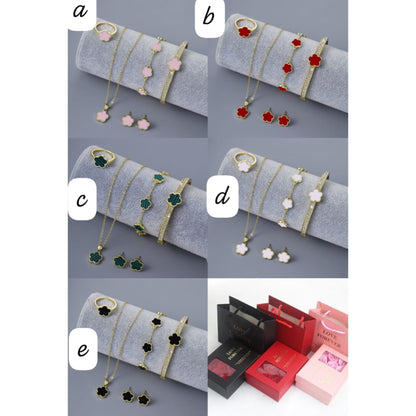 Ladies necklace jewelry gift set