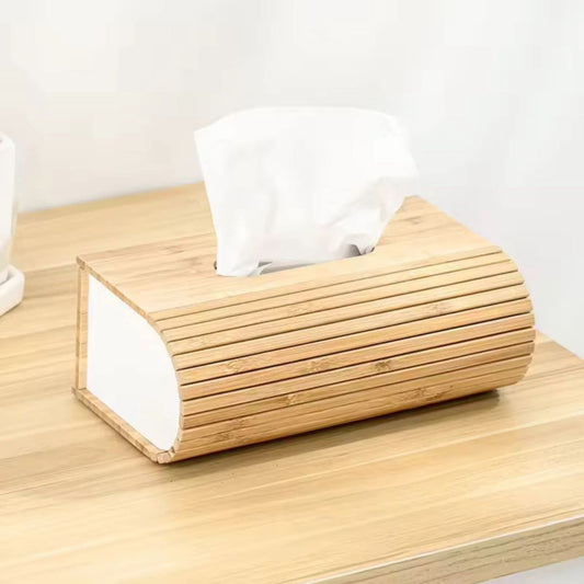 Bamboo Serviette  Tissue Box Holder