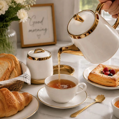 2Pc Kettle and Sugar Dish